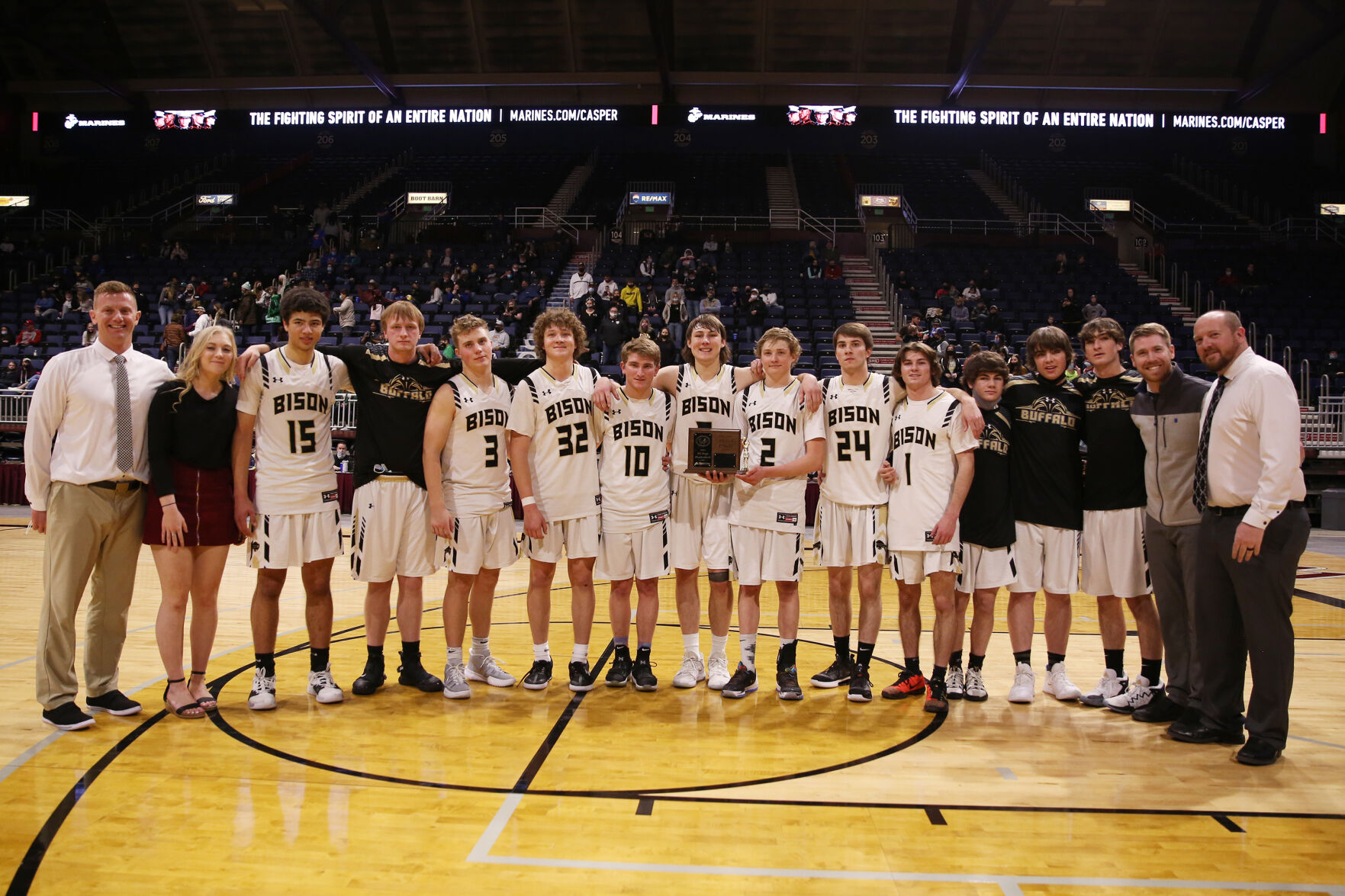 Trophy team photo